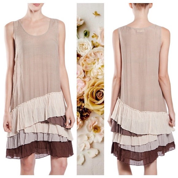 Lagenlook Perfection Linen Layering Dress - Picture 6 of 8